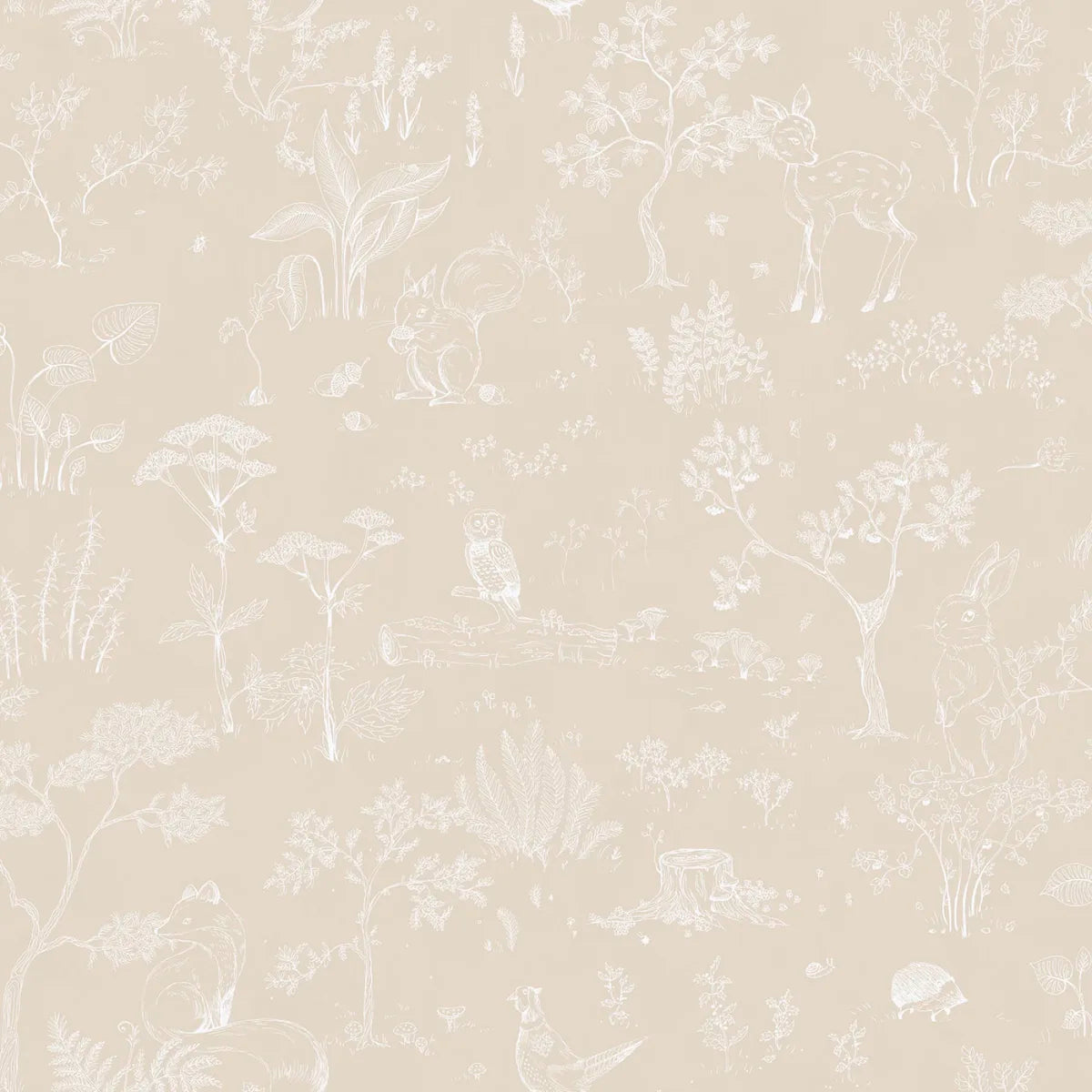 Sandberg Wallpaper - Hollie Peach