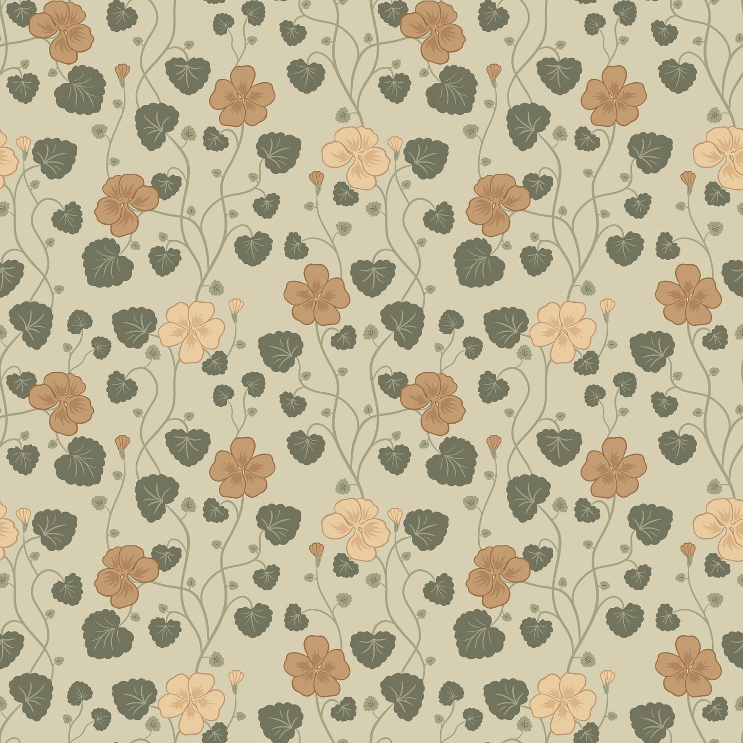 Papier peint Summer Gray - Hallie - Crème