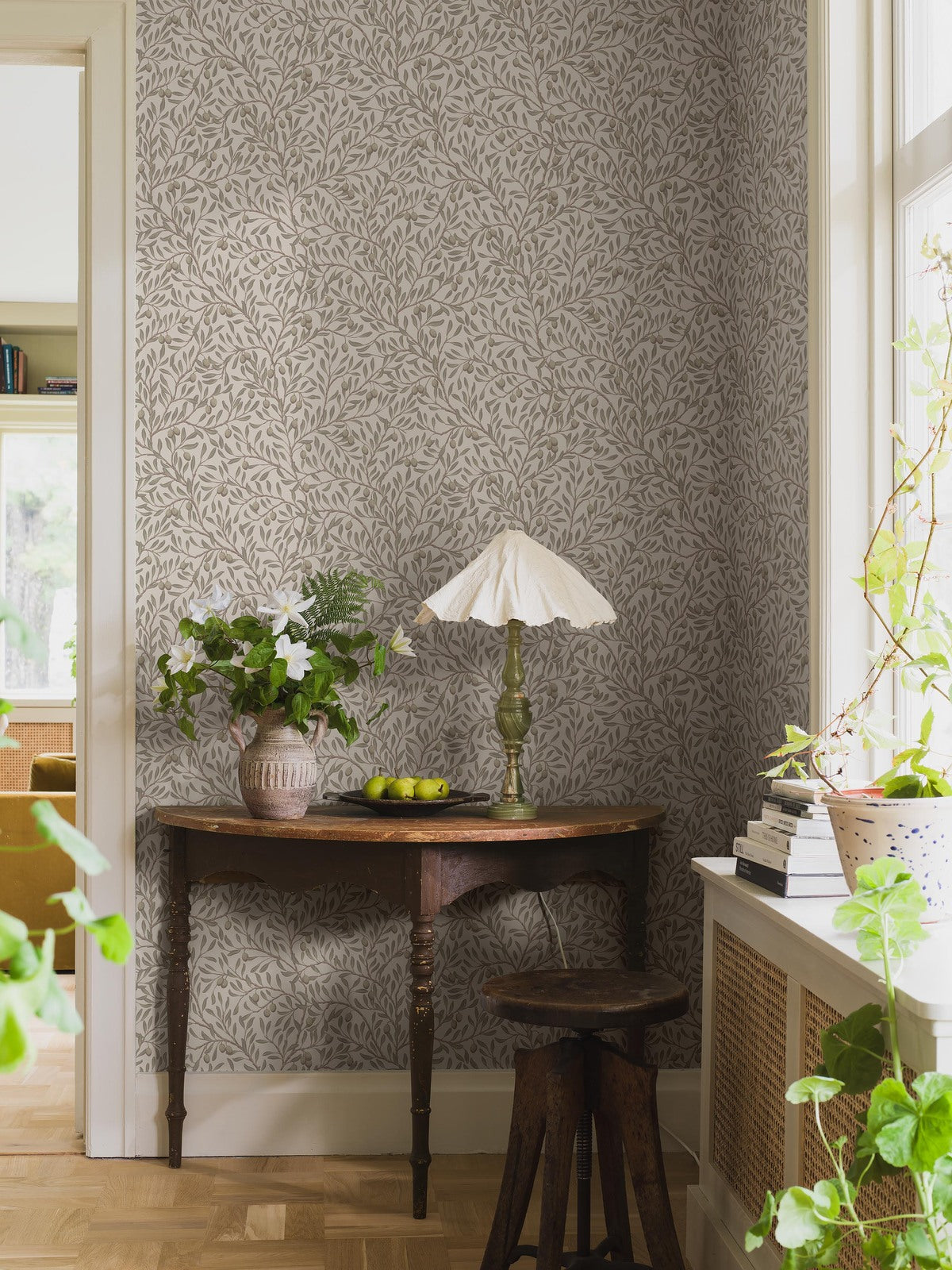 Papier peint Borastapeter - Olivträd - Vert