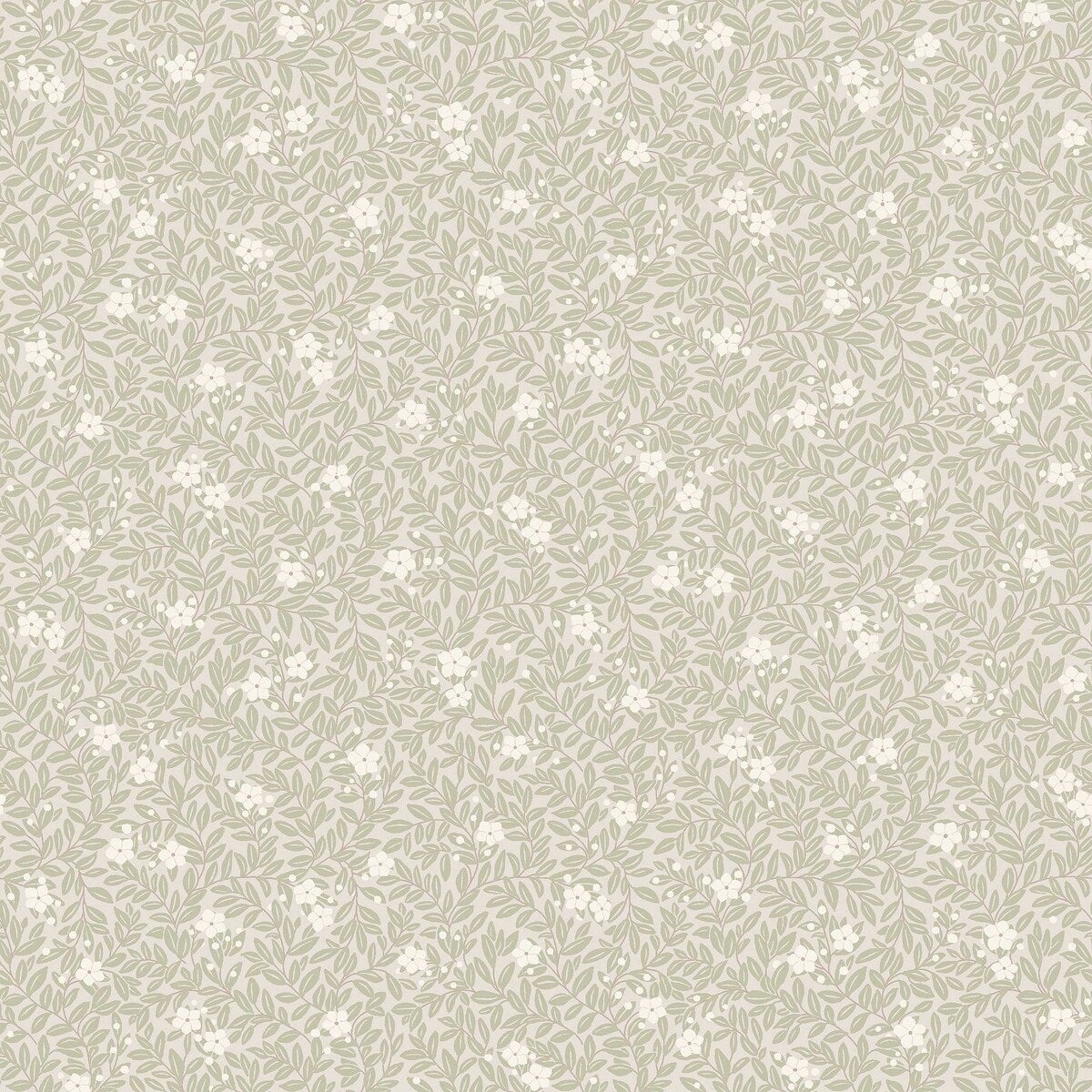 Borastapeter Wallpaper - Myrten 5712 - Khaki Green