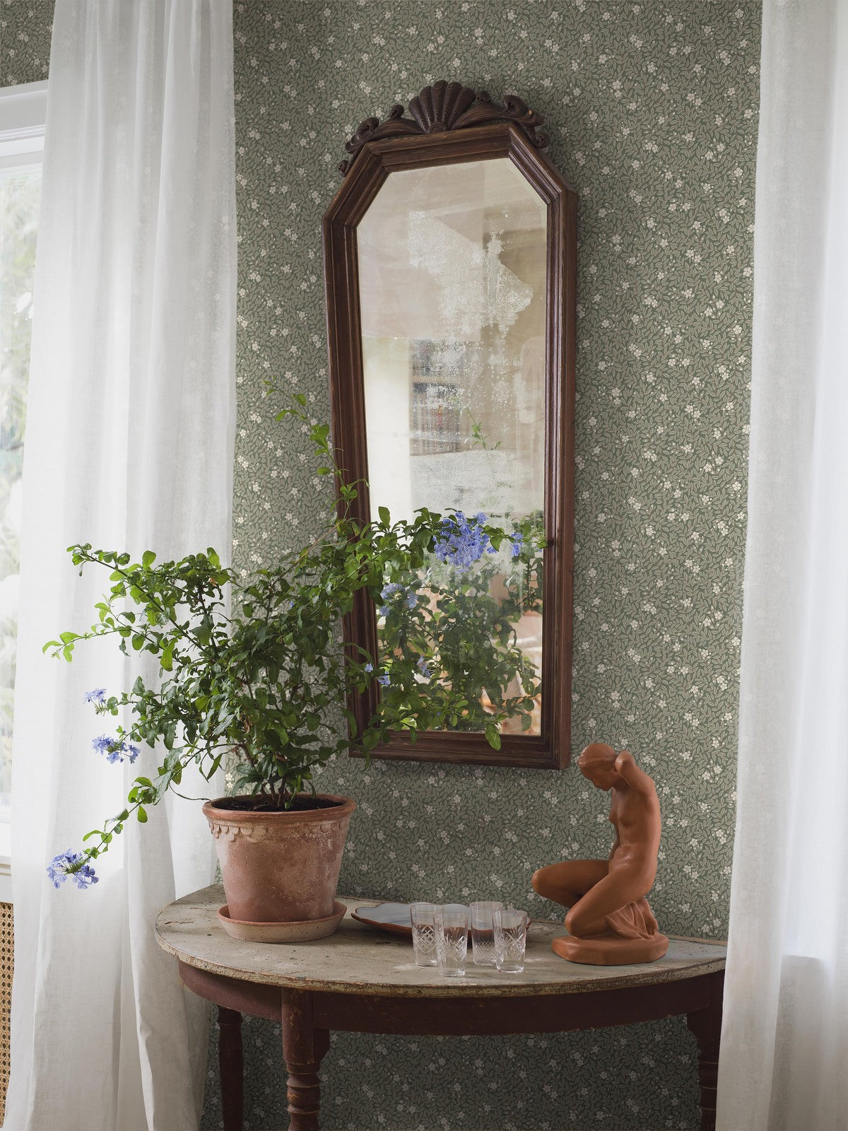 Borastapeter Wallpaper - Myrten 5716 - Green
