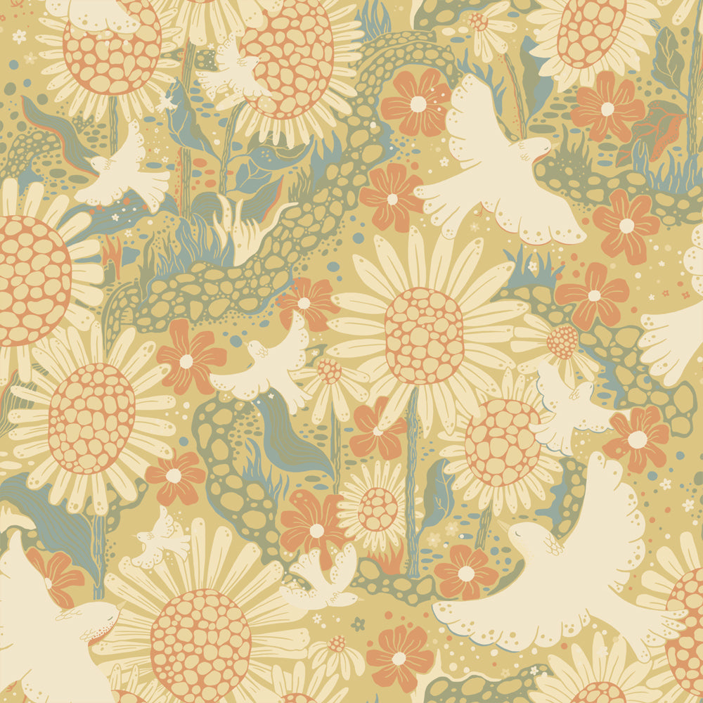 Midbec wallpaper - Drömma 63008 yellow