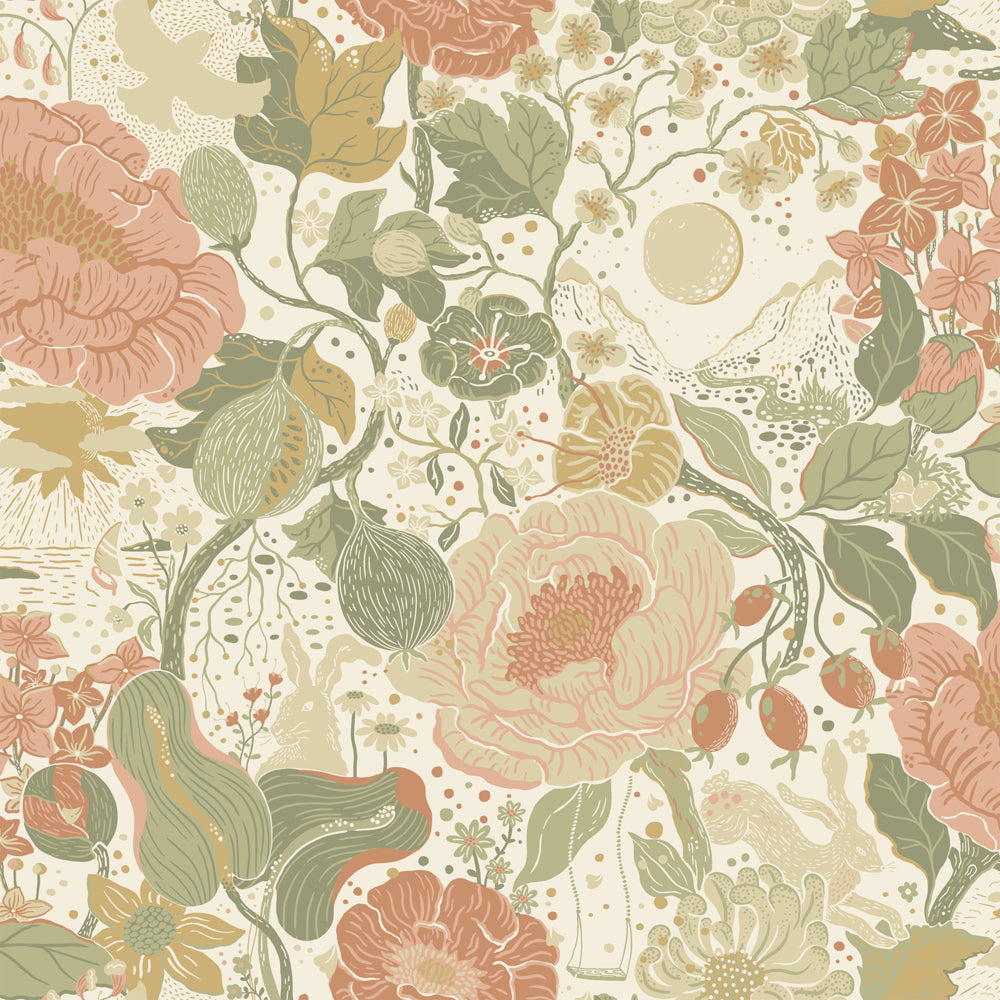 Papier peint Midbec - Växa - Beige