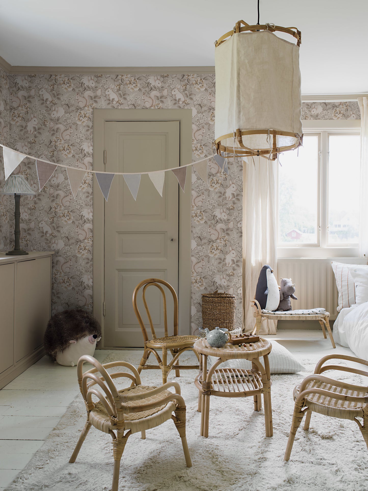 Papier peint Borastapeter - Forêt magique - Beige