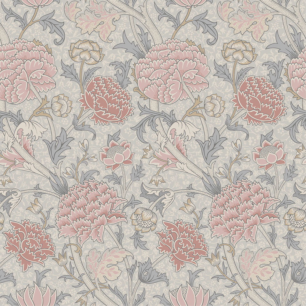 William Morris Wallpaper - Cray - Pink