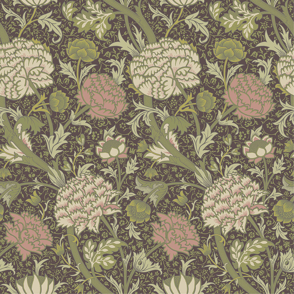 Papier peint William Morris - Cray - Rose