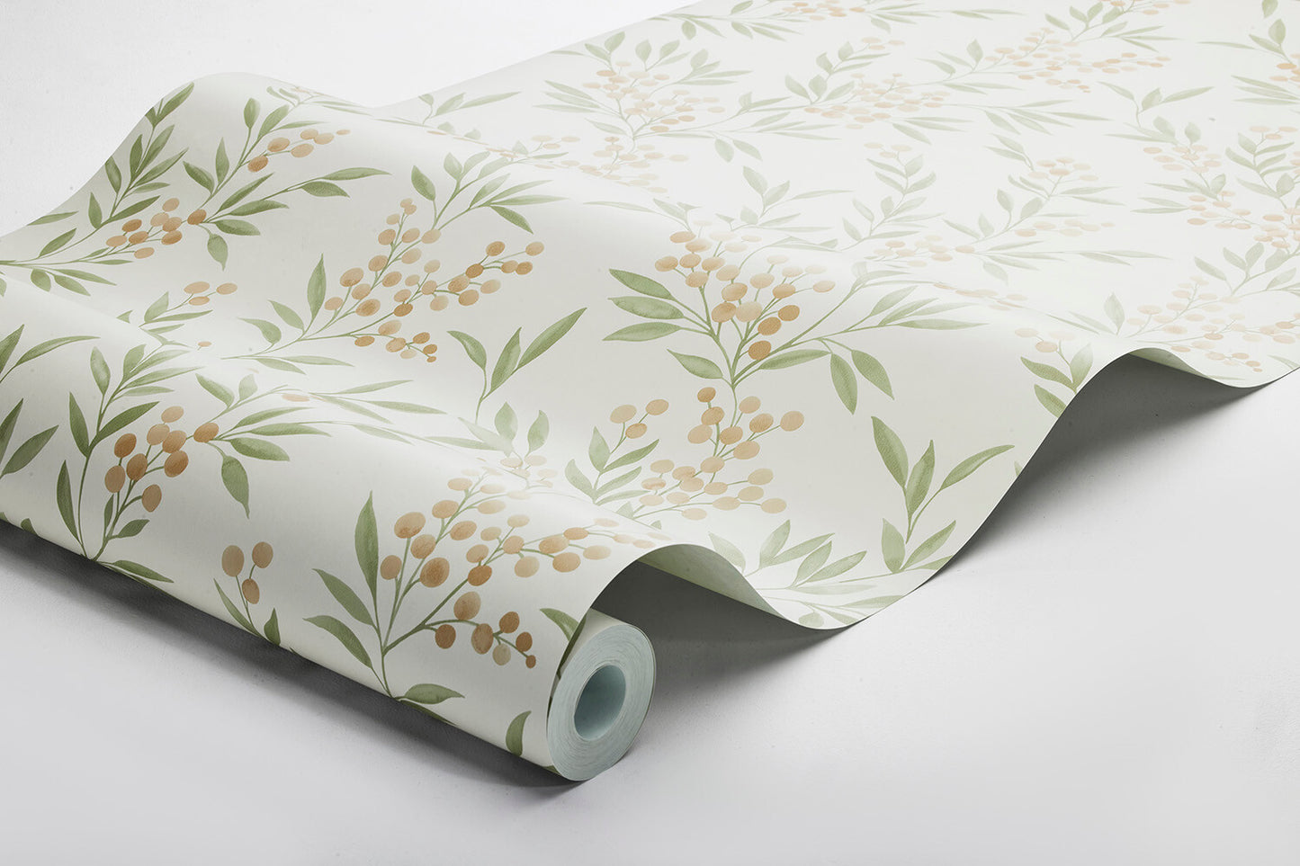 Borastapeter Wallpaper - Forest Berries 4714 - Red and Verdant Green