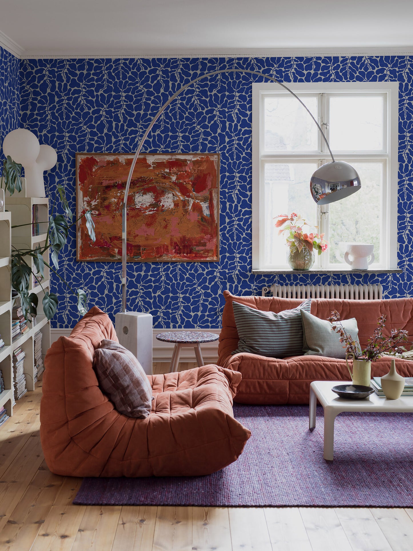 Borastapeter Wallpaper - My Secret Garden - Blue