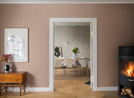 Sandberg Wallpaper - Lyckan, Copper - S10151