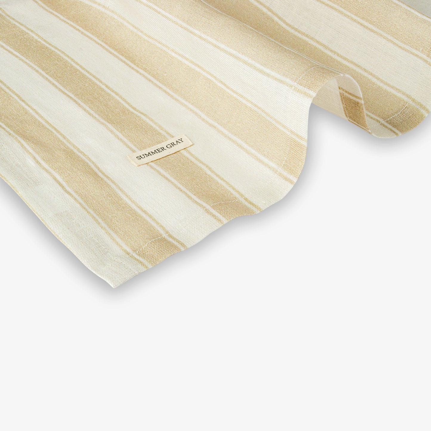 Nappe en lin - Summer Gray - Rayures