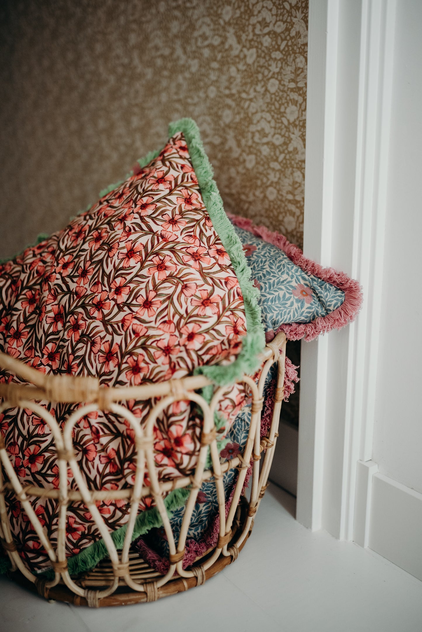 Housse de coussin en lin - Summer Gray - Sweet India Rose