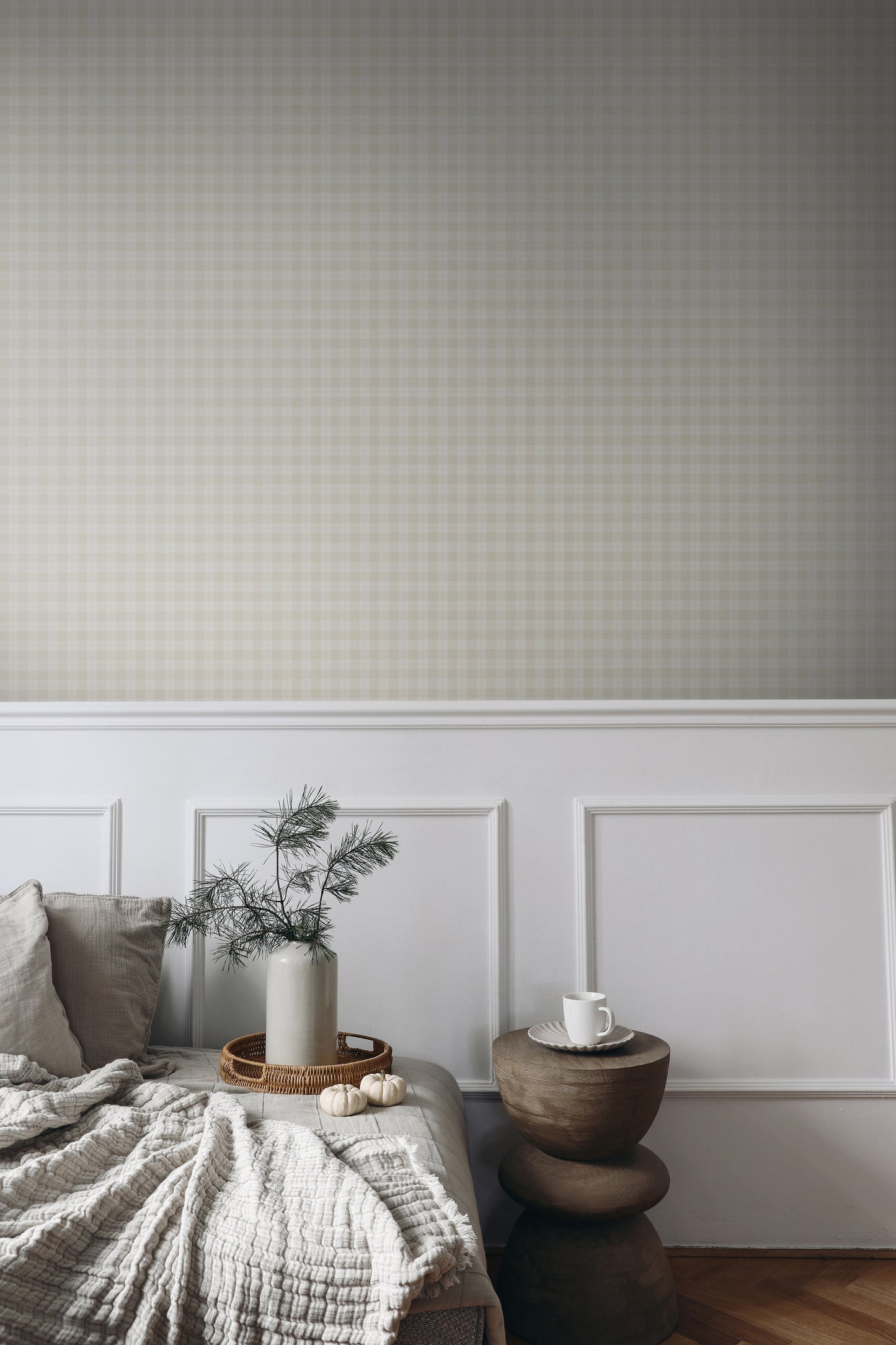 Papier peint Carreaux - Kontroller - Beige