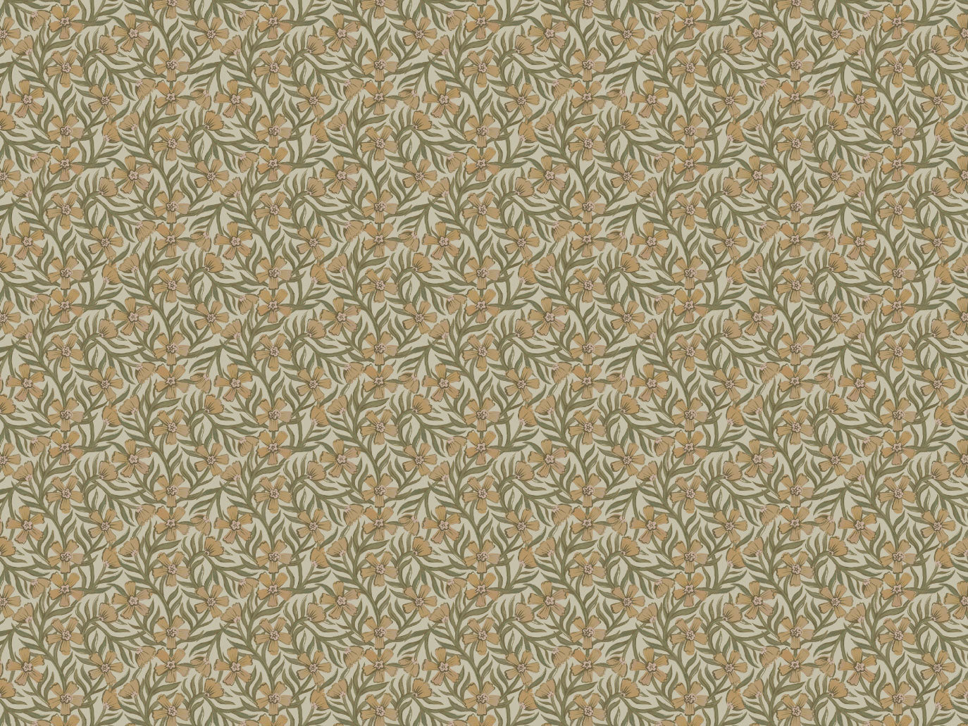Papier peint gris d'été - Douce Inde - Beige
