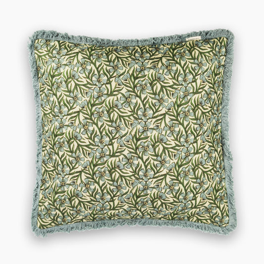 Linen Cushion Cover - Summer Gray - Sweet India Sky
