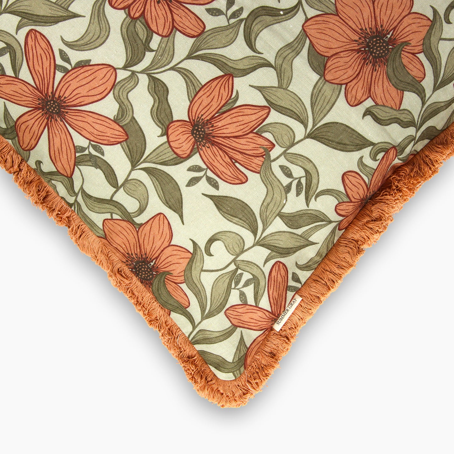 Housse de coussin en lin - Summer Gray - Fredrik