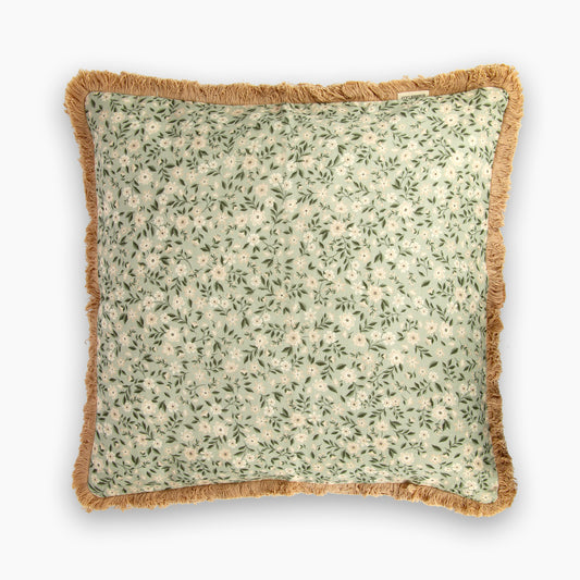 Housse de coussin en lin - Summer Gray - Freja Meadow