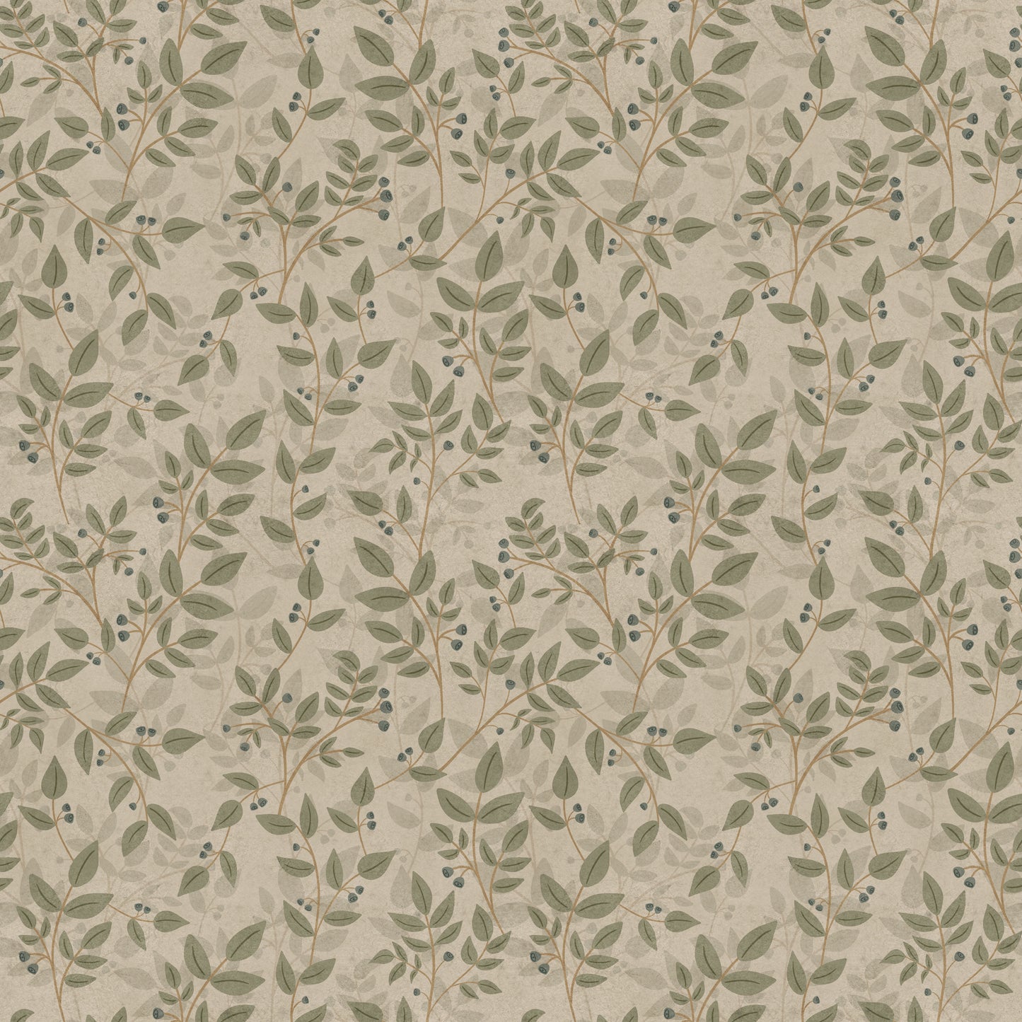 Summer Gray Wallpaper - Dagma - Green