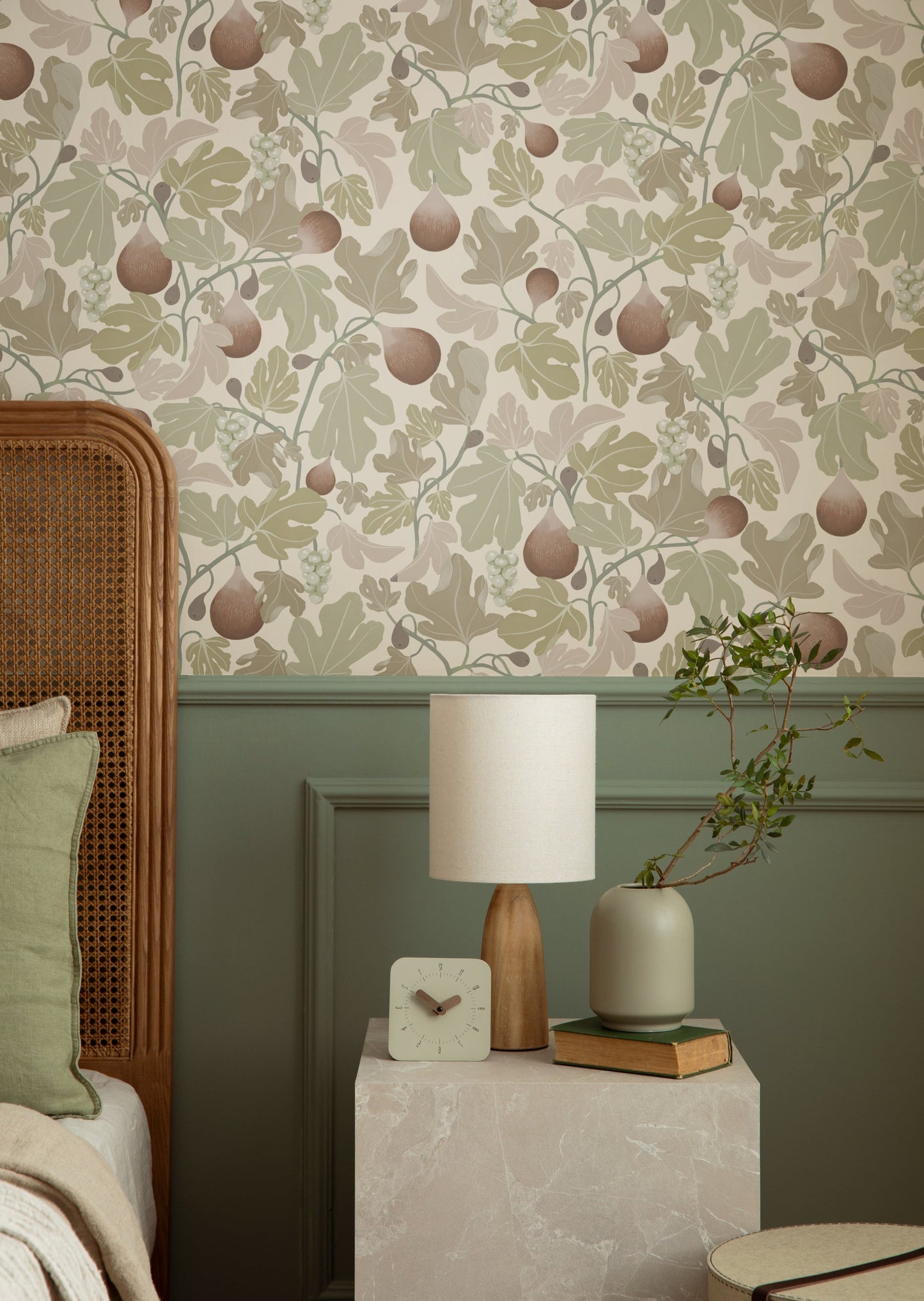 Papier peint autocollant - Figues - Beige
