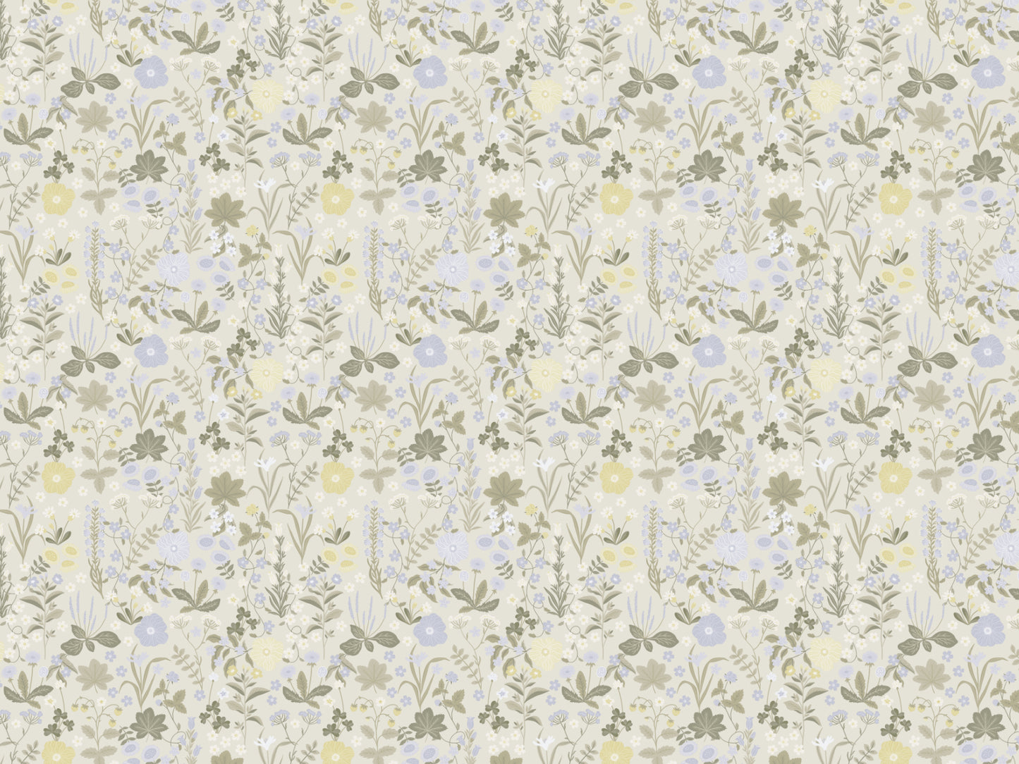 Papier peint gris d'été - Blomstre - Brume