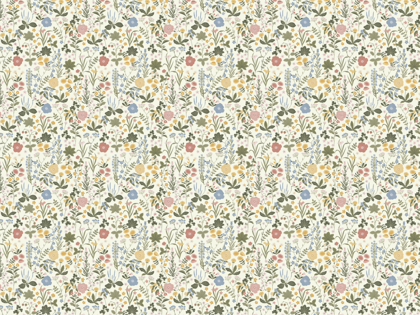 Papier peint gris d'été - Blomstre - Printemps