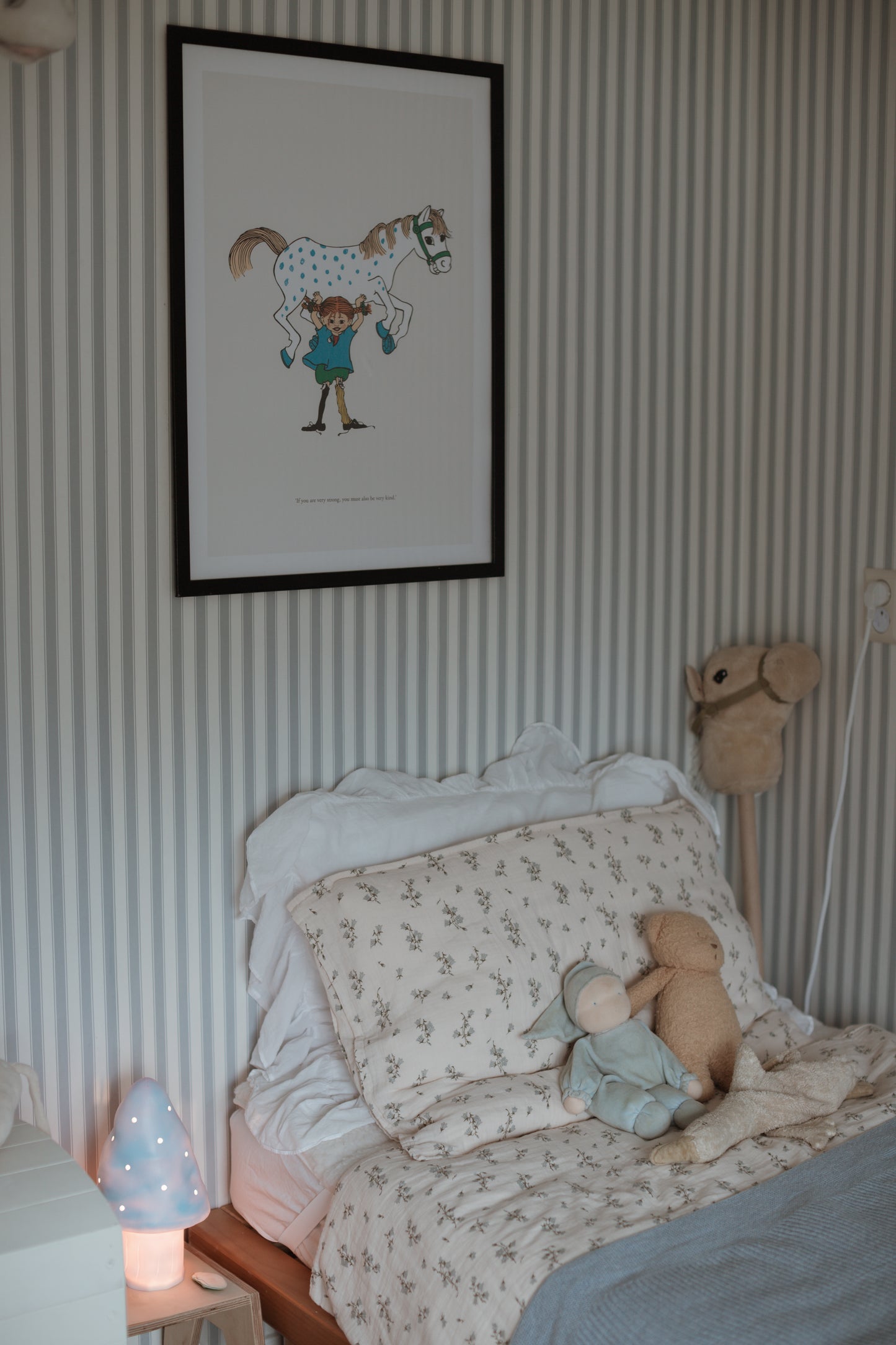 Papier peint rayures - français - bleu