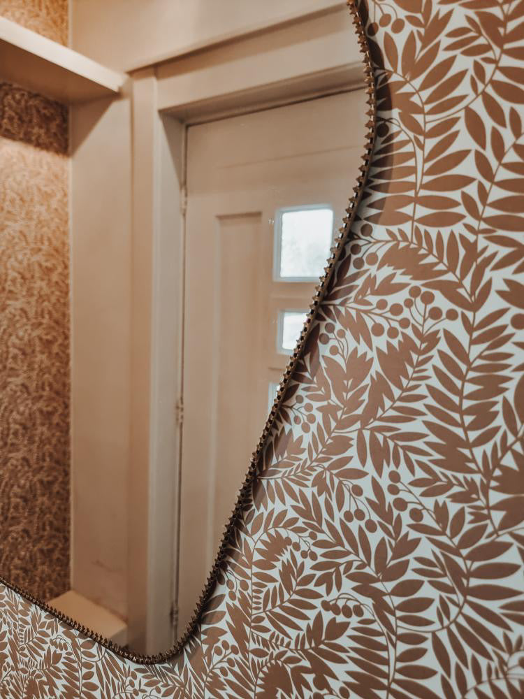 Summer Gray Wallpaper - Florence - Brown