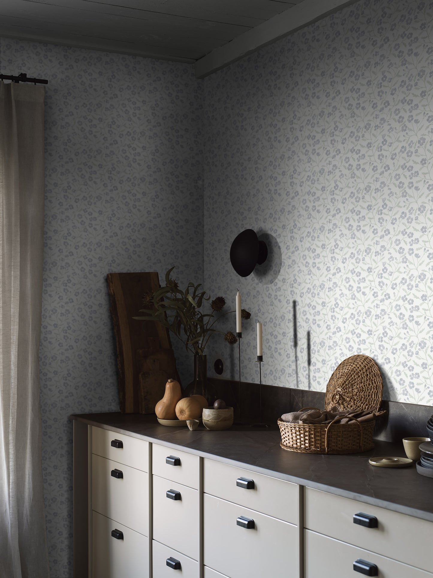 Papier peint Borastapeter - Mira - Bleu