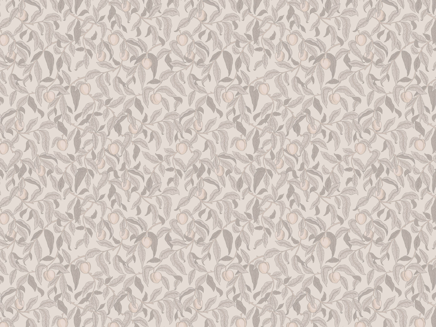 Papier peint gris d'été - Lena - Cendré