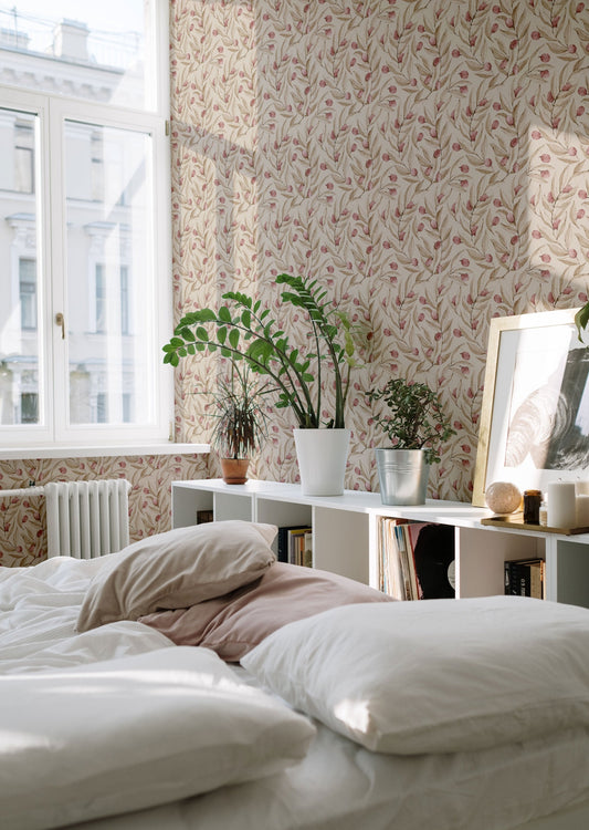 Papier peint Summer Gray - Agrumes - Ruby