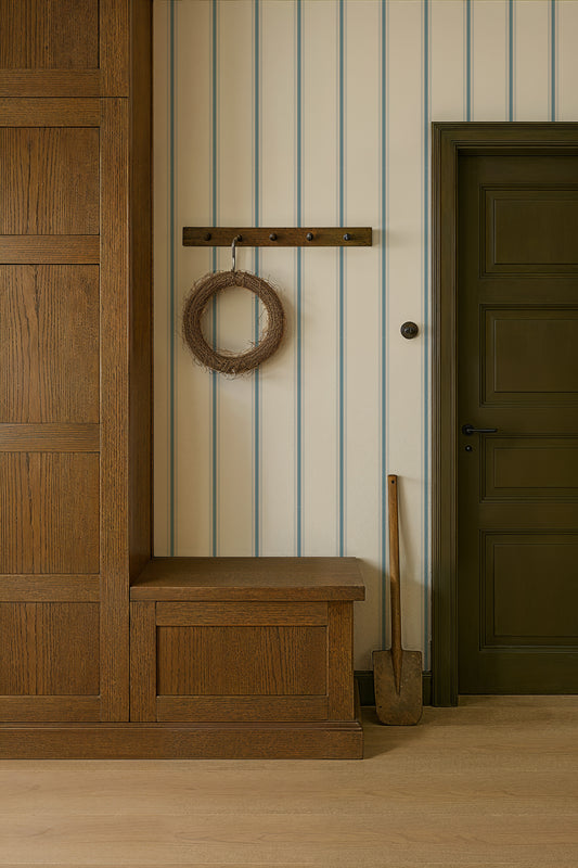 Wallpaper Stripes - Finn - Sky