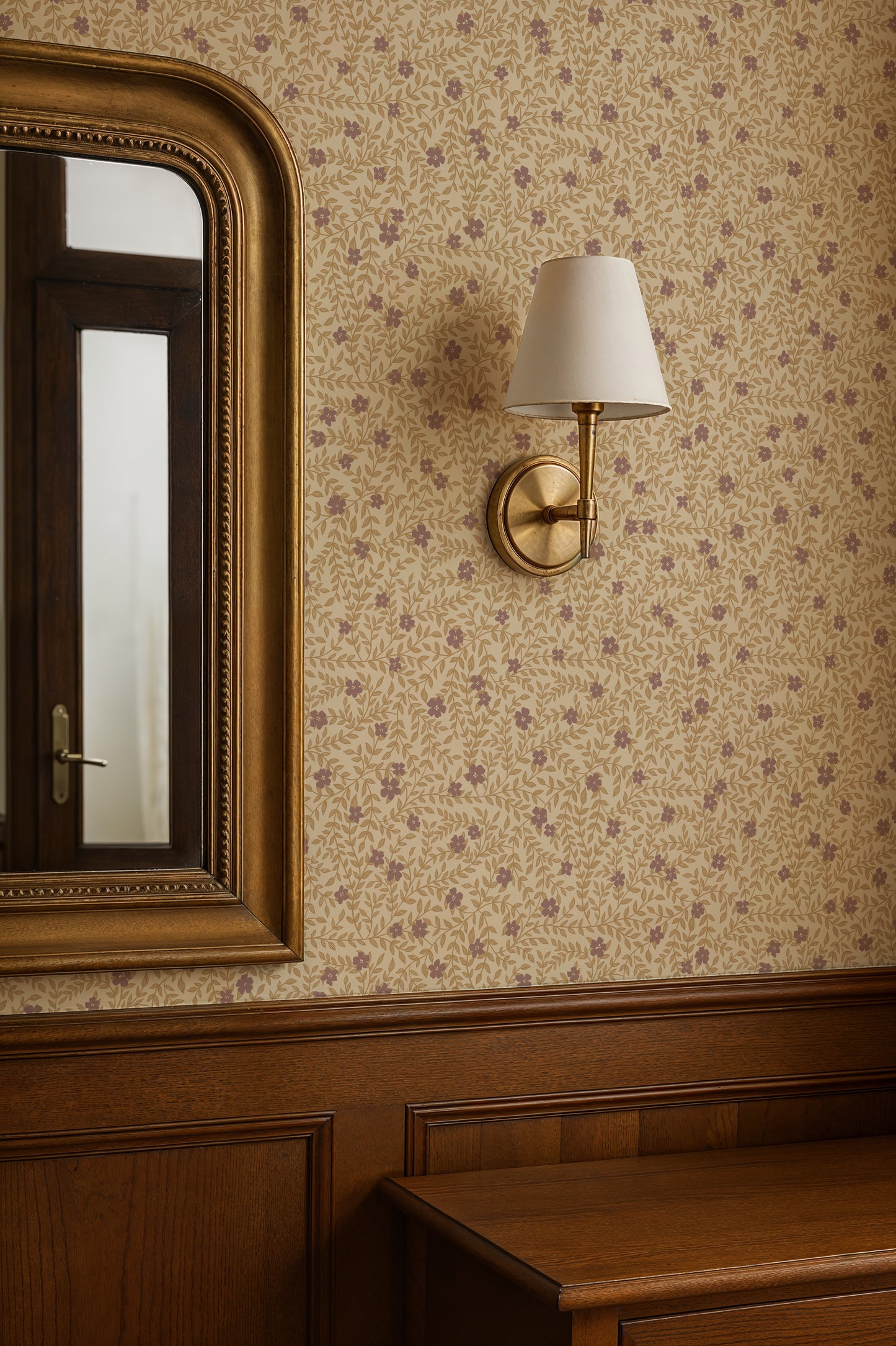 Papier peint Summer Gray - Lief - Violet