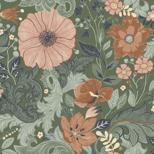 Midbec Wallpaper - Victoria - Green 13109