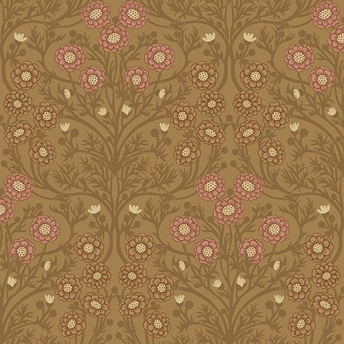 Papier peint Midbec - Bellis - Moutarde & Rose