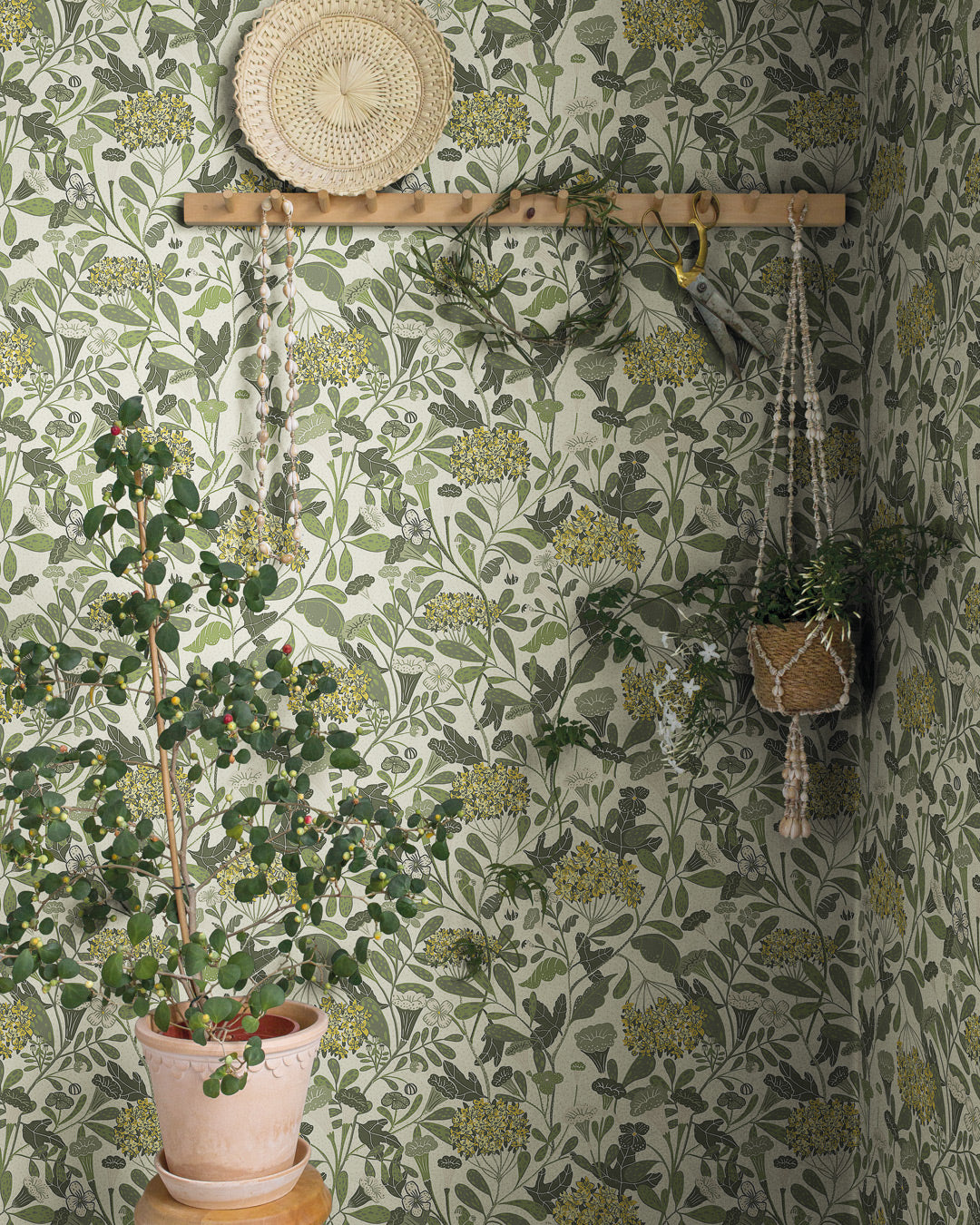 Papier peint Midbec - Hybbe - Vert