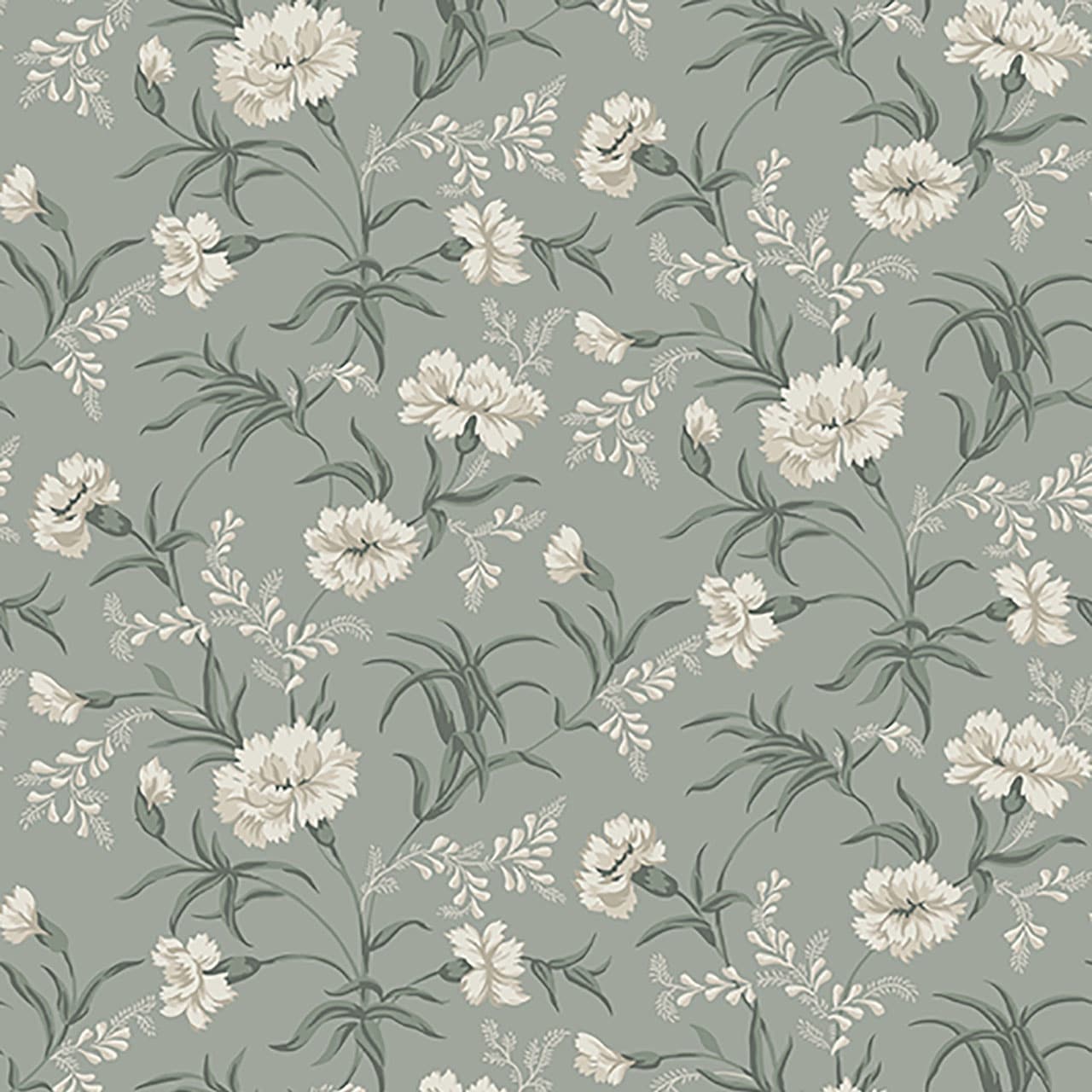 Papier peint Sandberg - Emilie Garden Green