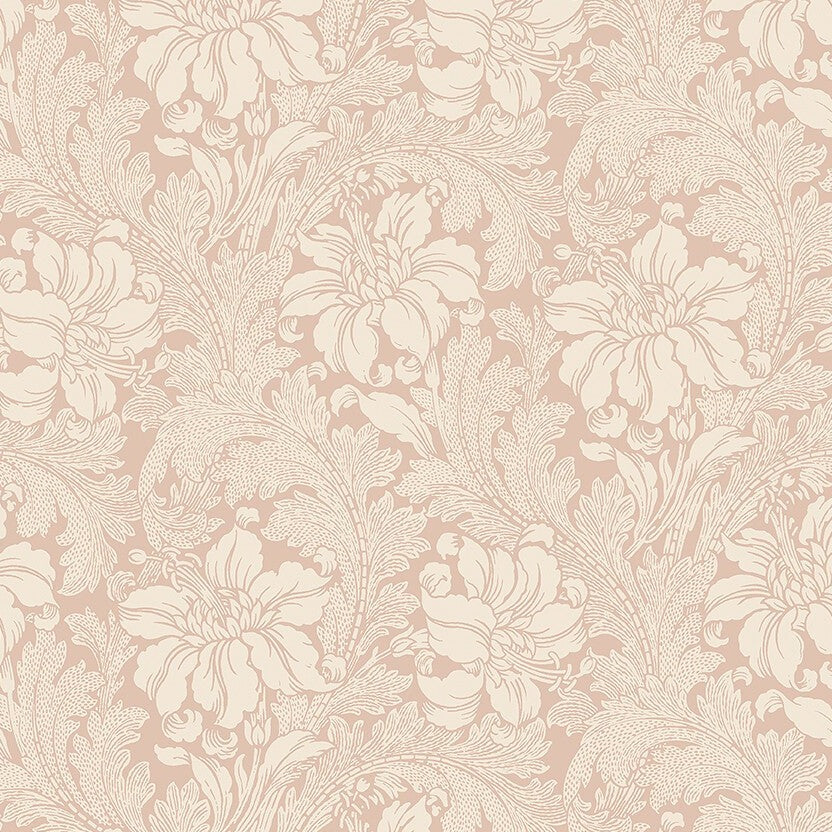 Papier peint Borastapeter - Acanthus - Rose
