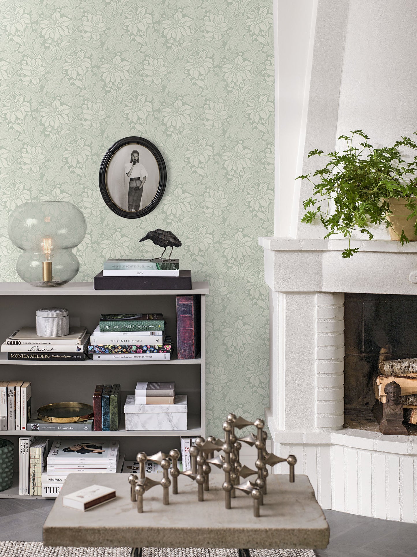 Papier peint Borastapeter - Acanthus - Vert