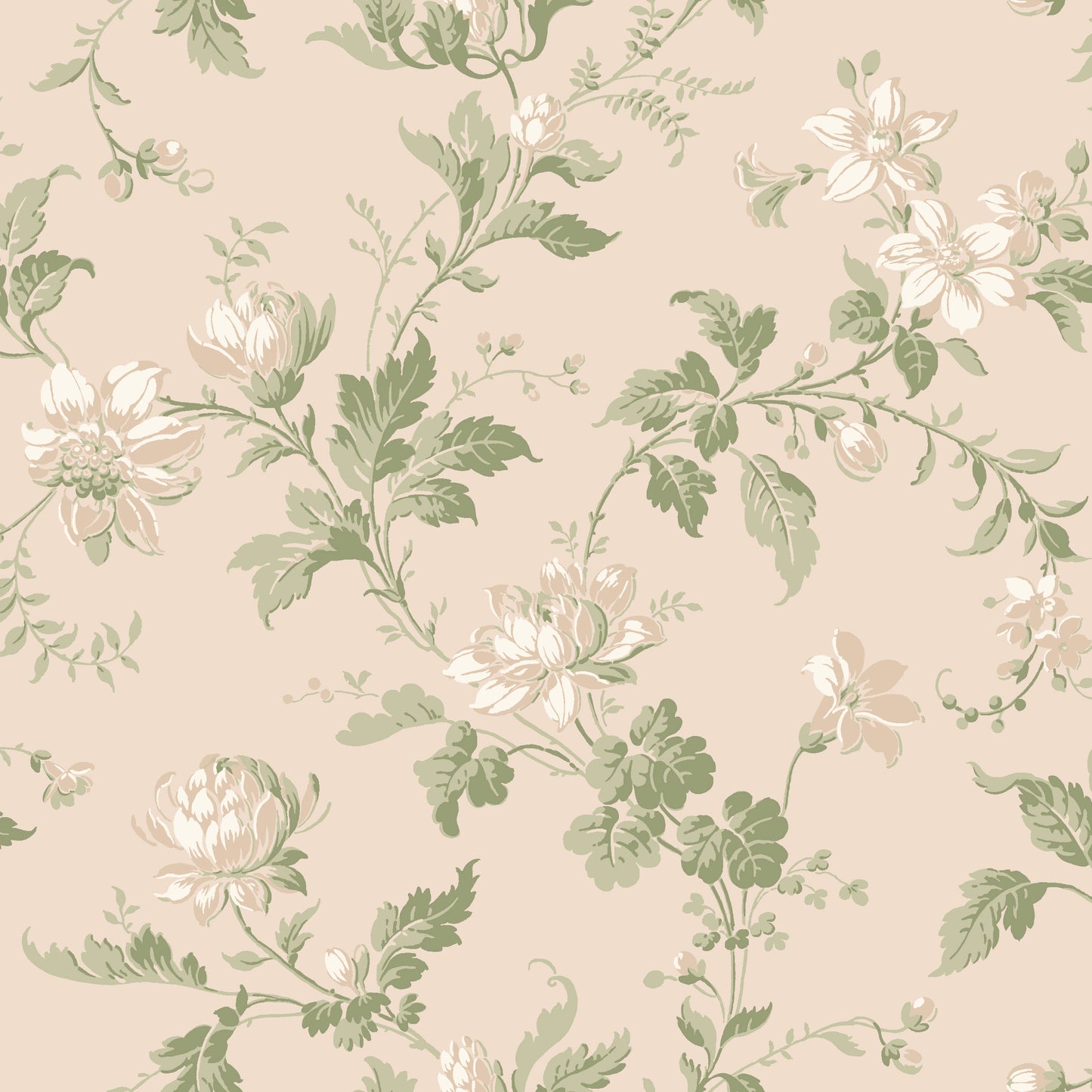 Papier peint Borastapeter - Blomslinga - Rose