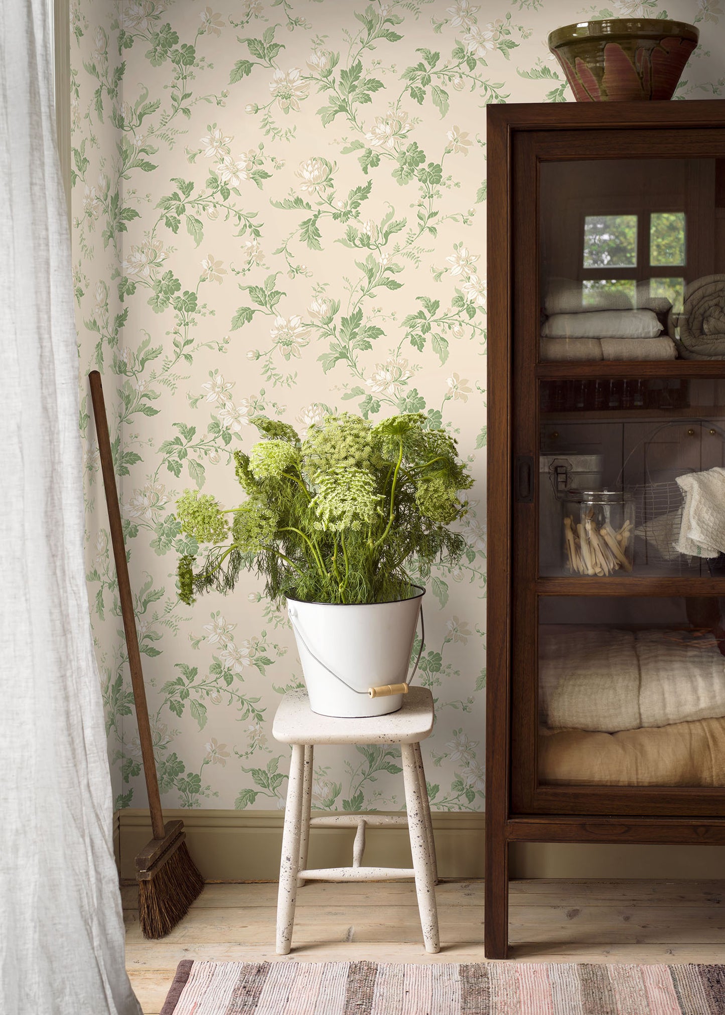 Papier peint Borastapeter - Blomslinga - Rose