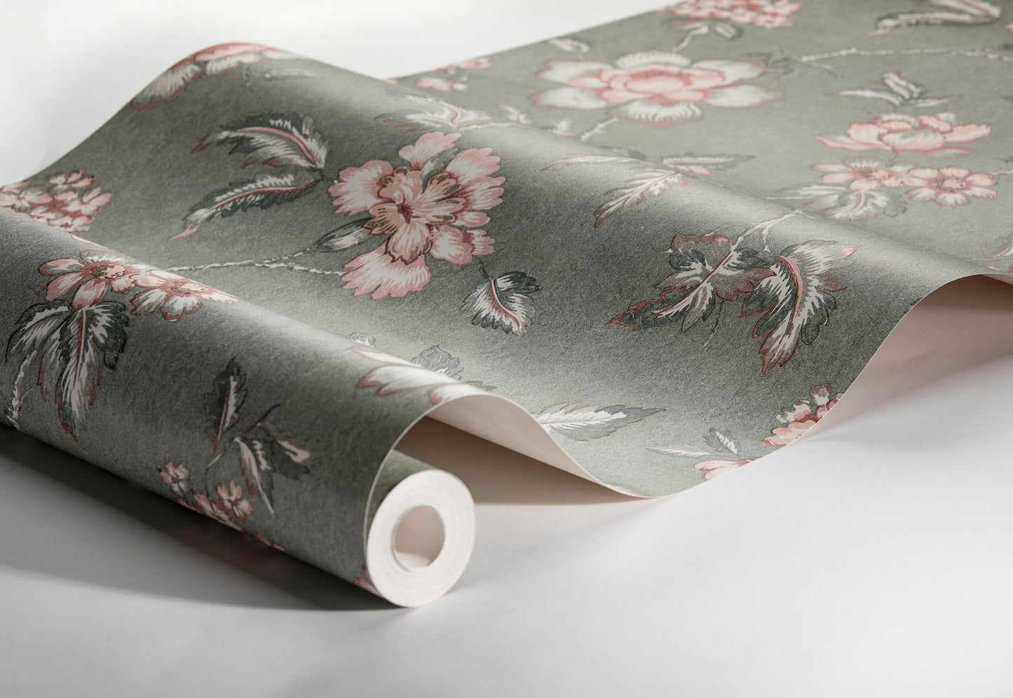 Papier peint Borastapeter - Camille - Vert et Rose