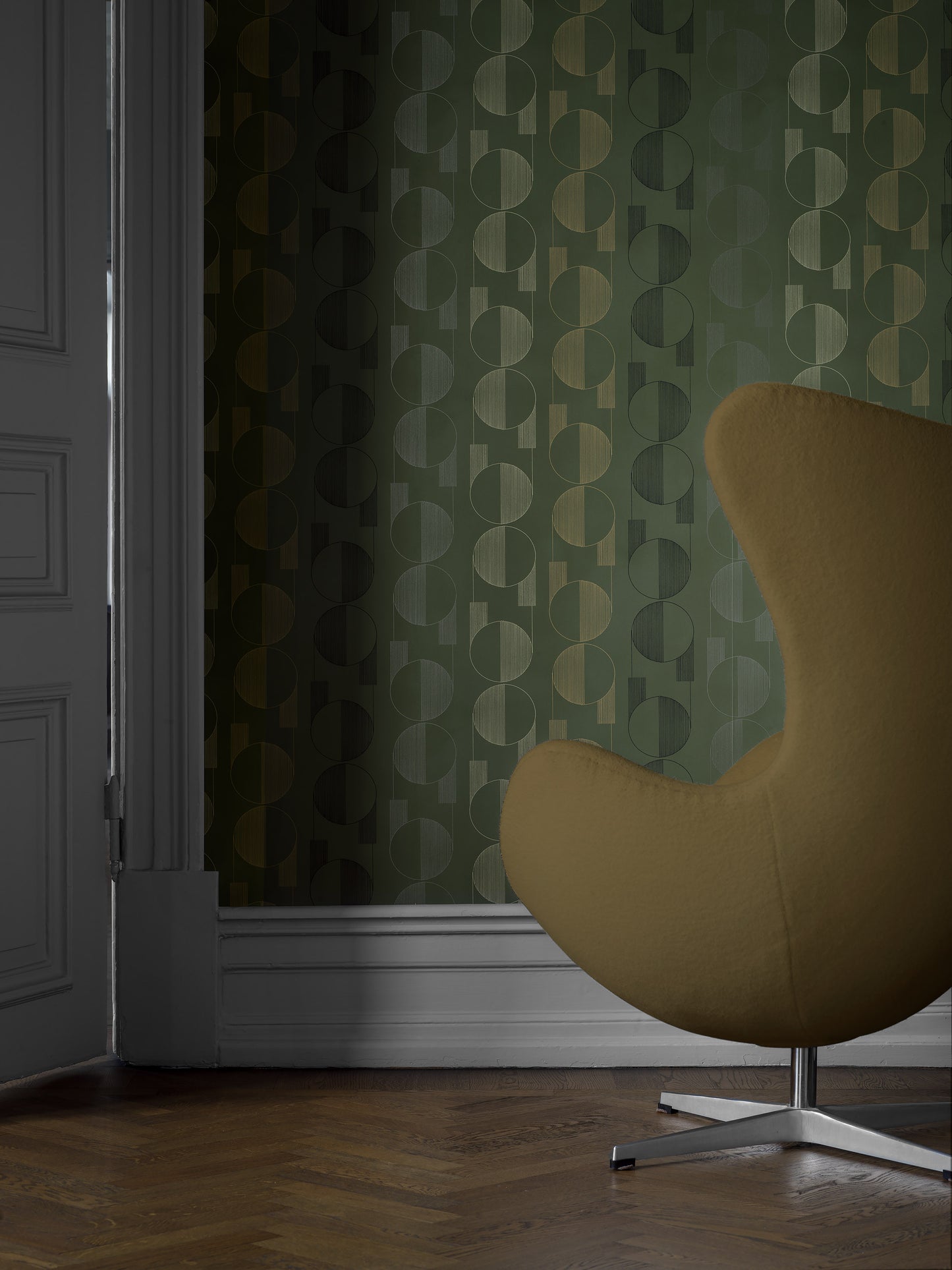 Borastapeter Wallpaper - Casablanca - Green