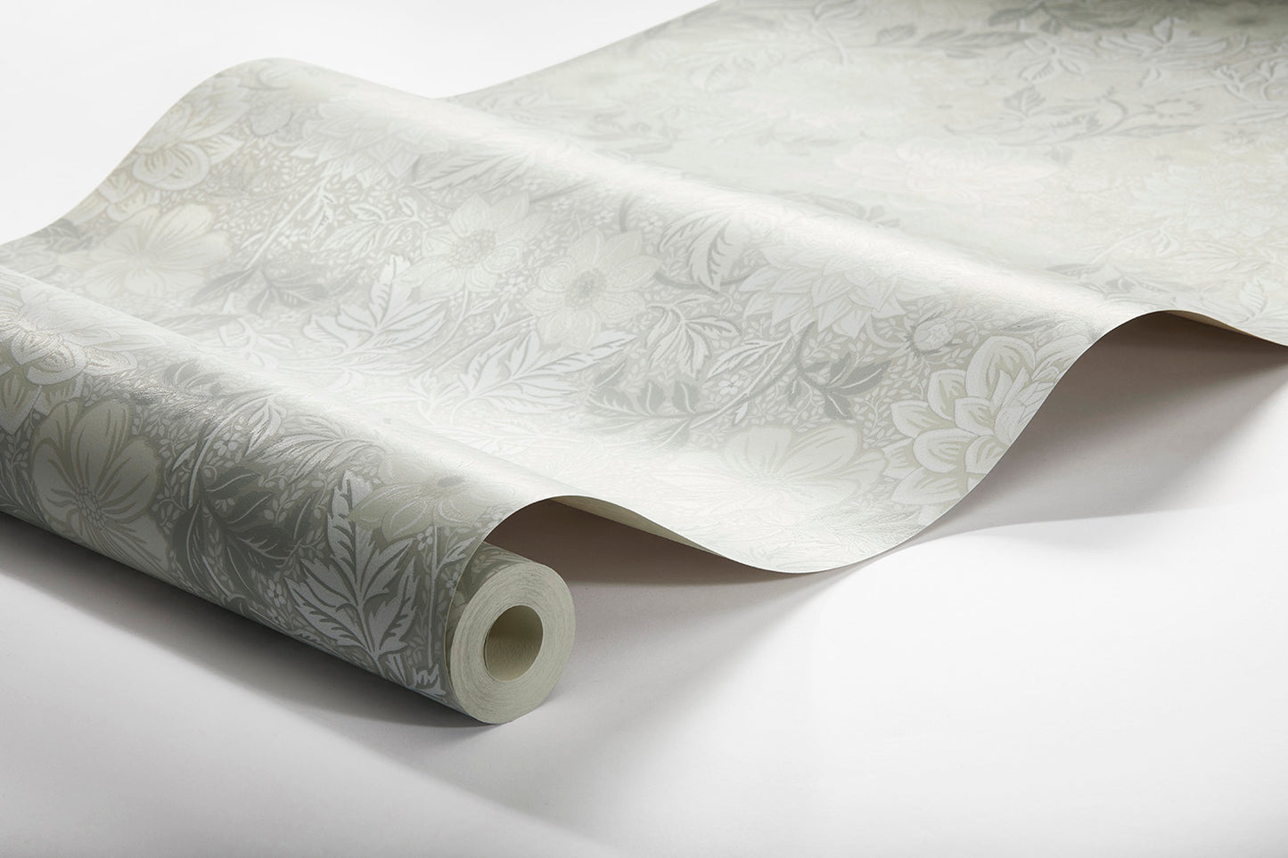 Papier peint Borastapeter - Dahlia Garden 7664 - Beige et blanc