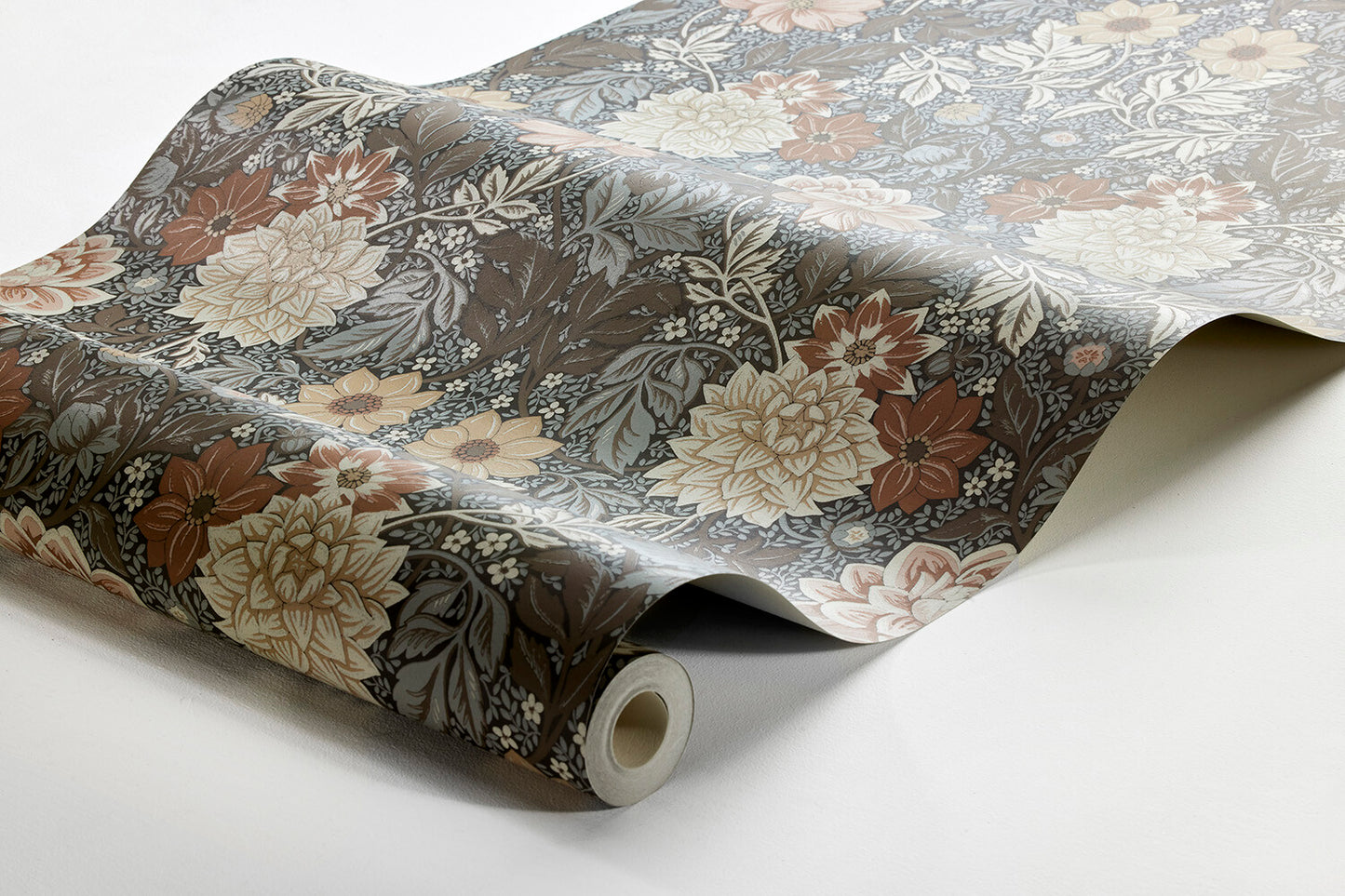 Papier peint Borastapeter - Dahlia Garden 7689 - Marron foncé