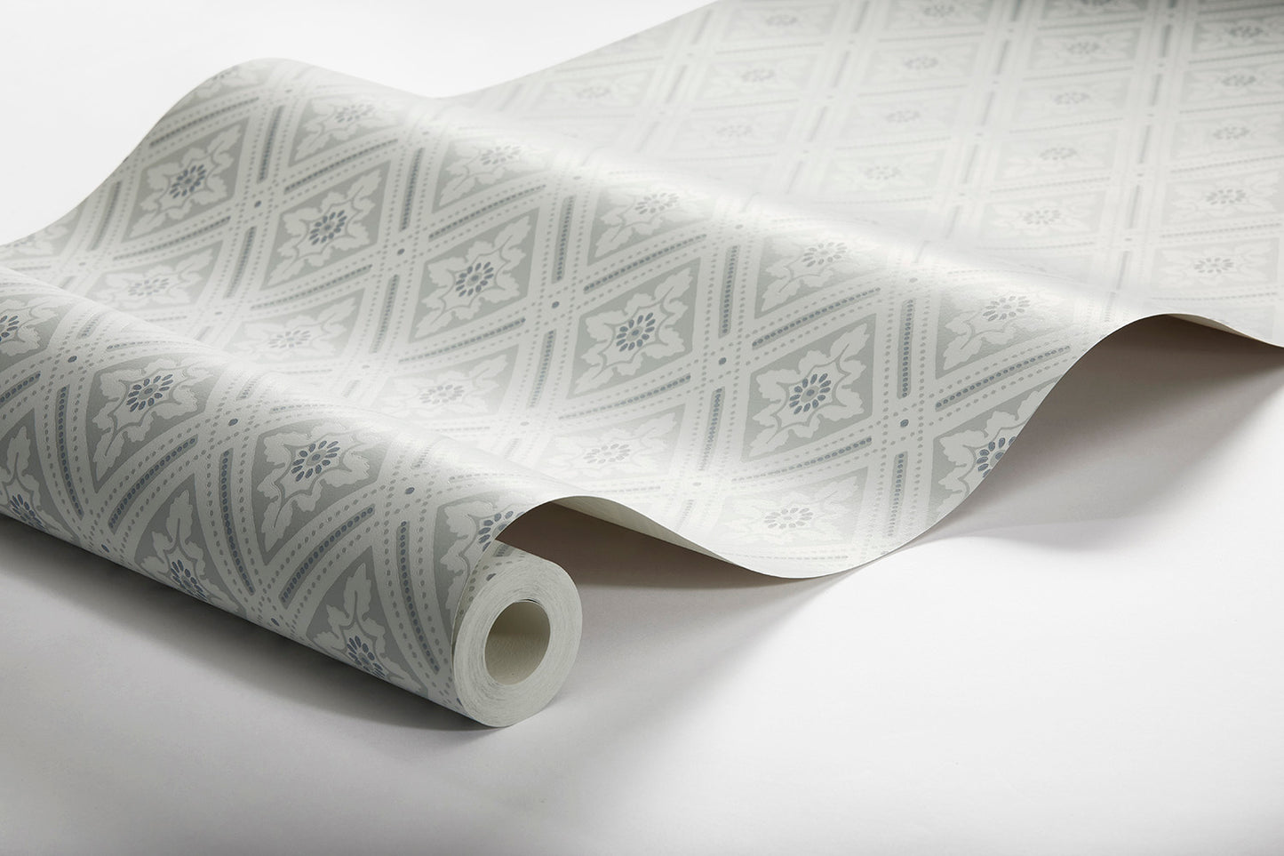 Papier peint Borastapeter - Treillis Ester 7658 - gris/vert