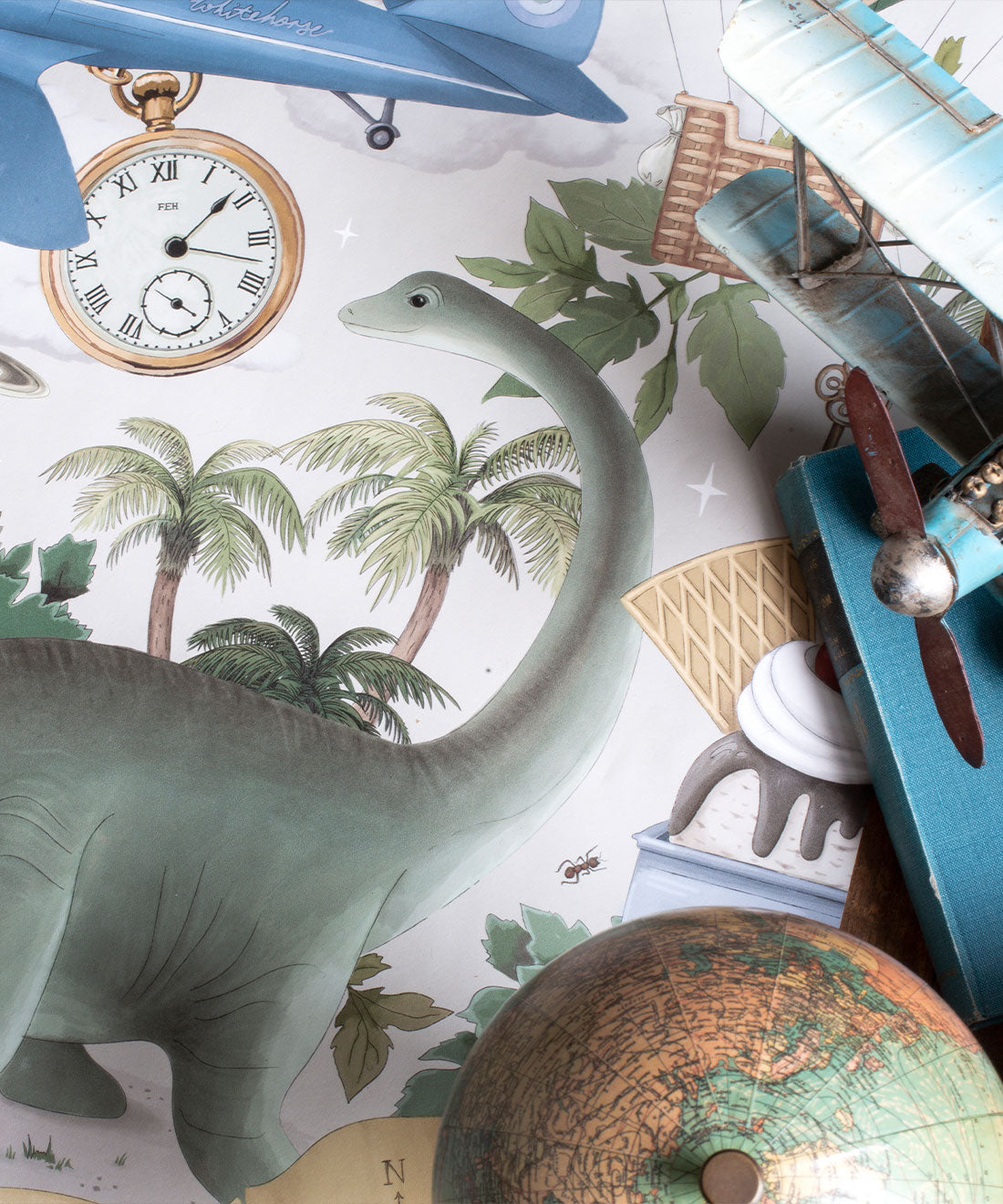 Papier peint pour chambre d'enfant - Adventureland par Fleur Harris - Sable
