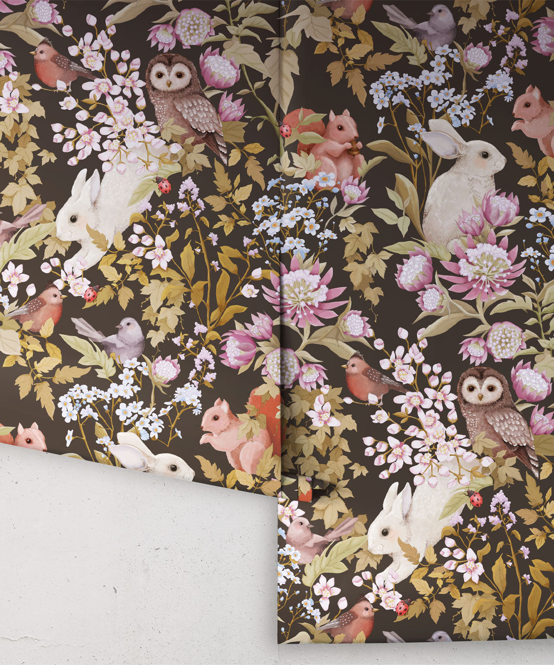 Papier peint - Woodlands par Fleur Harris - Antique