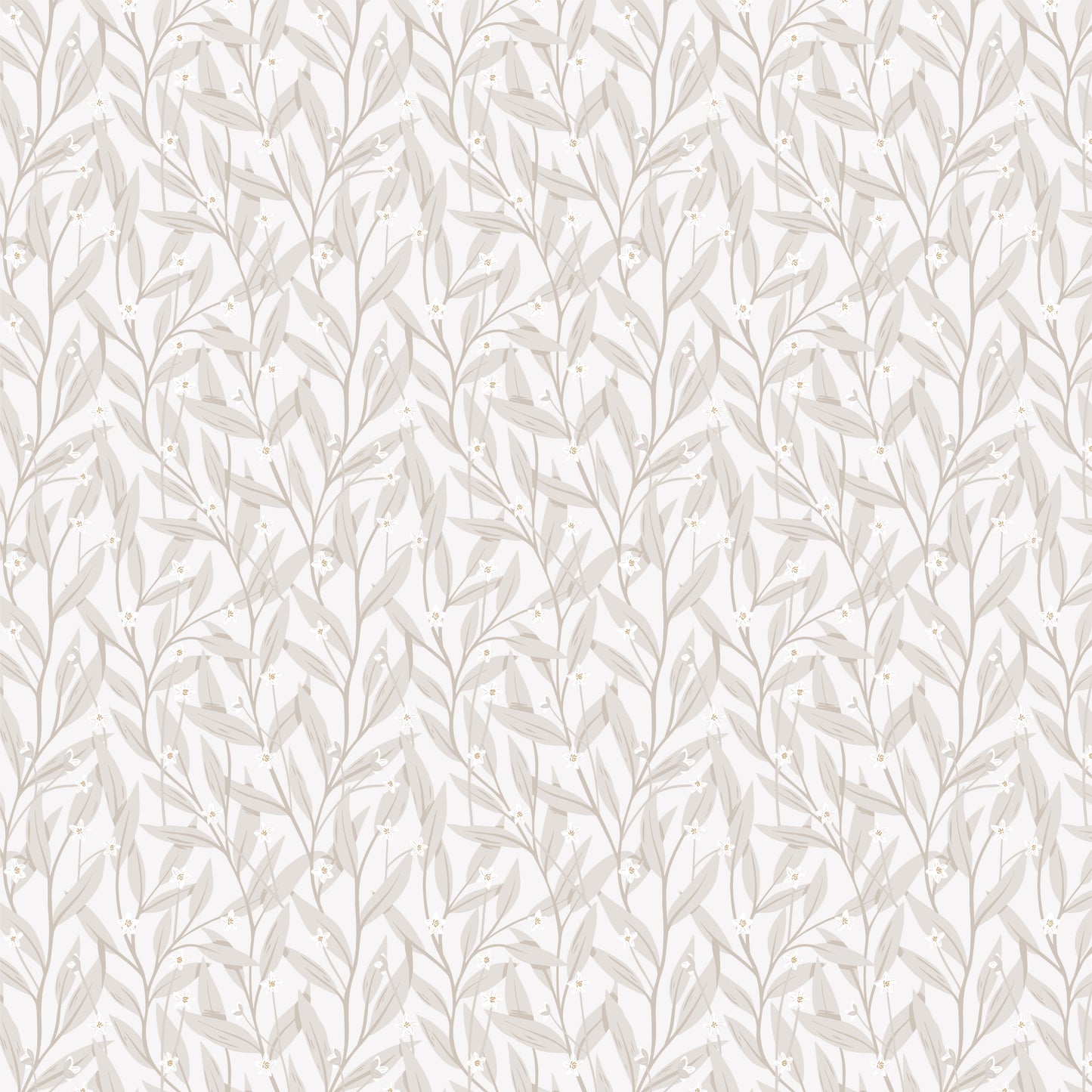 Summer Gray Wallpaper - Anemone - White