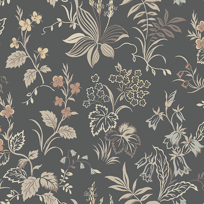 Borastapeter Wallpaper - Folklore 3264 - Charcoal