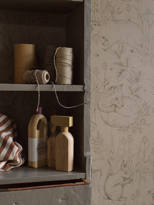 Papier peint Borastapeter - Amis de la forêt - Brun chaud