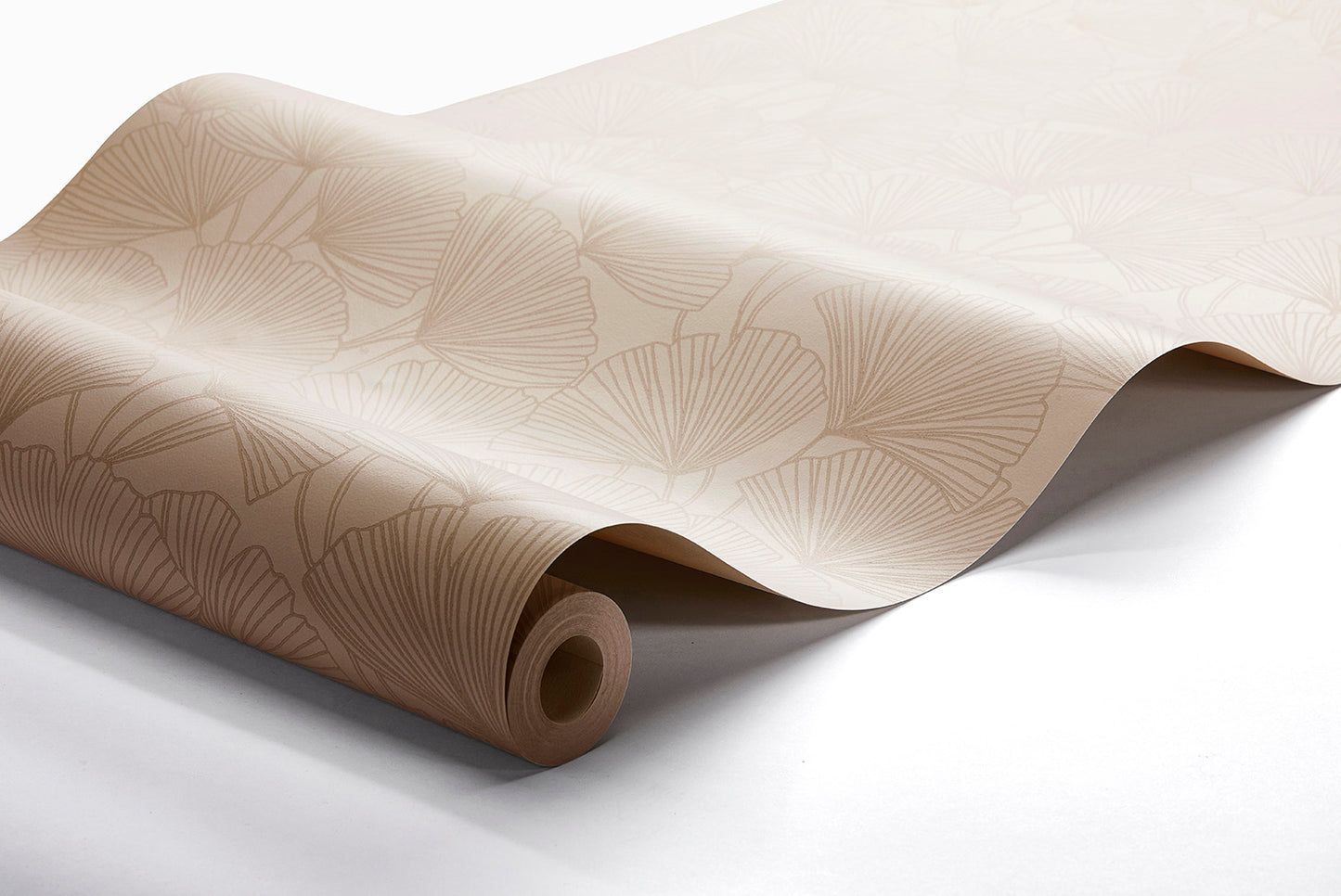 Papier peint Borastapeter - Ginkgo - Rose pâle